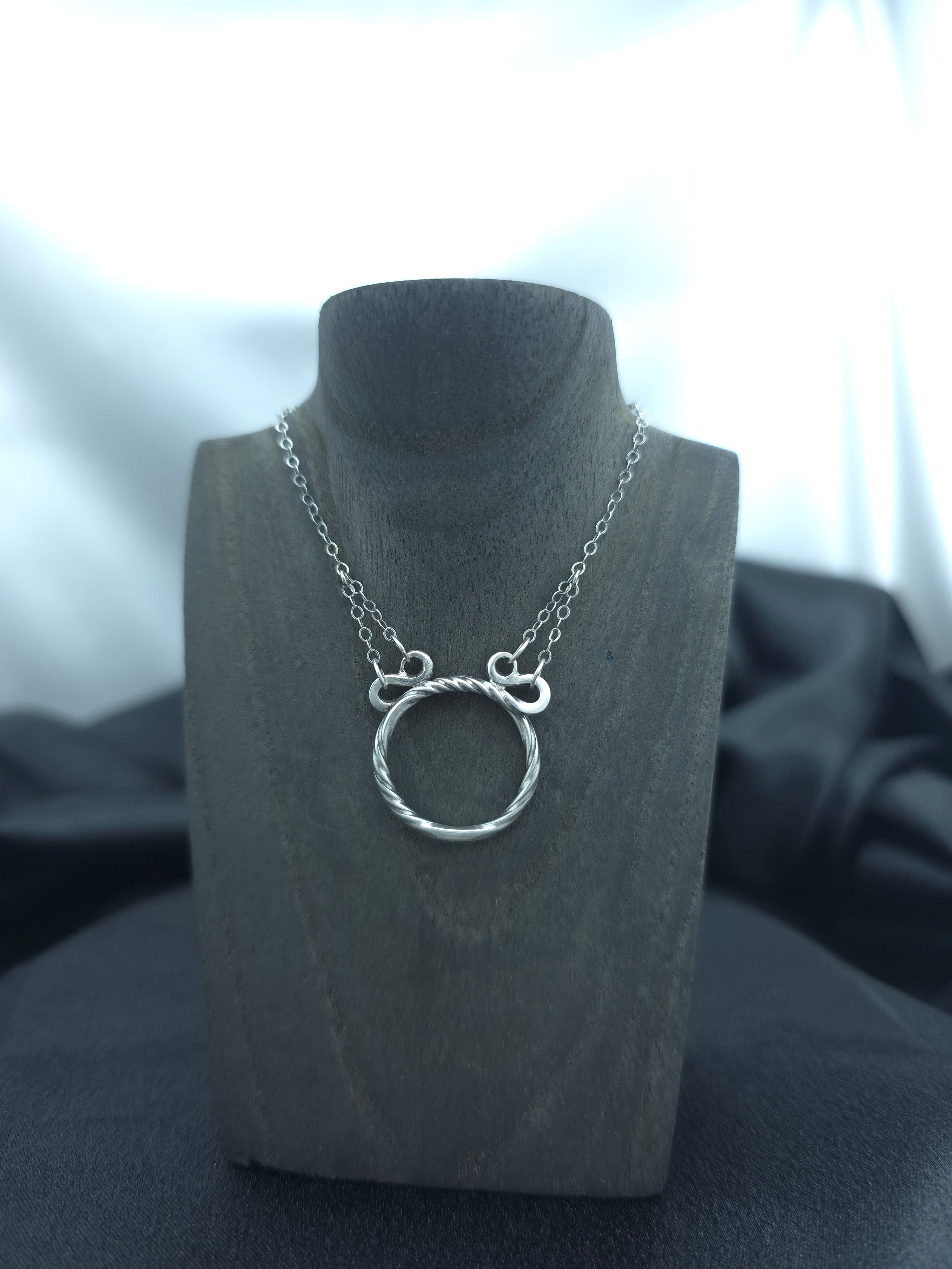 Serpents Tail Sterling Silver Necklace